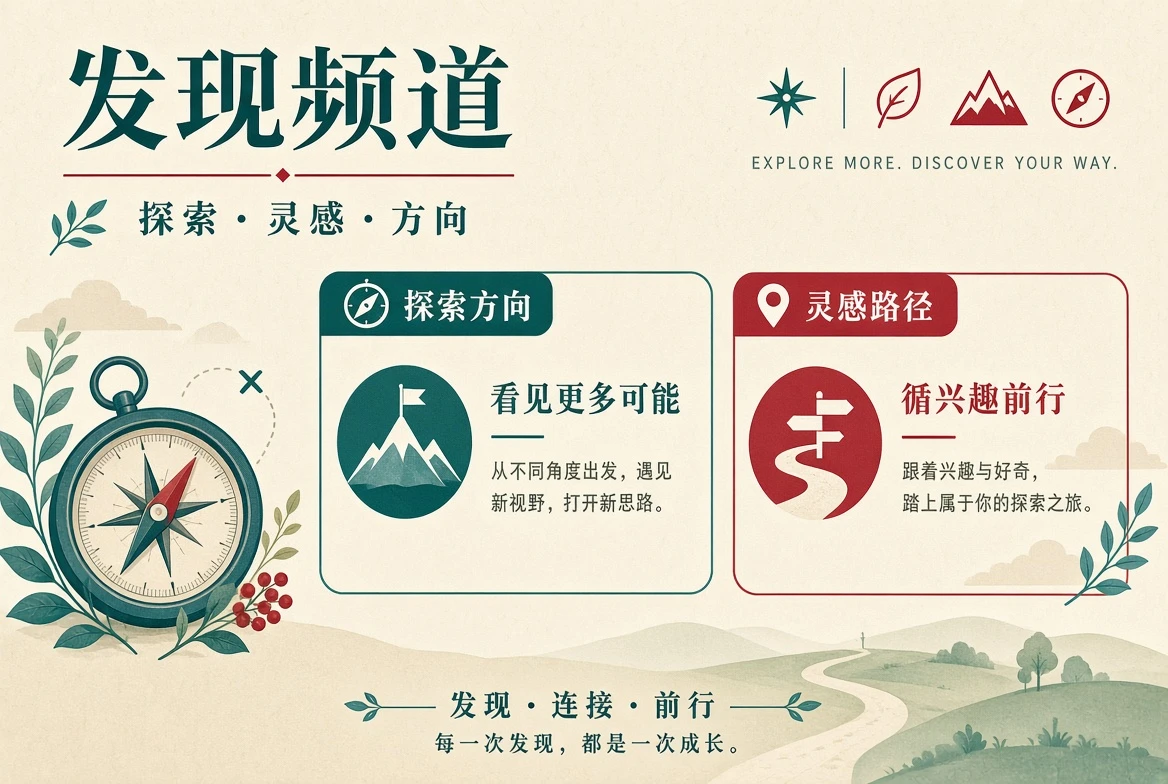 跨栏目内容发现主题画面